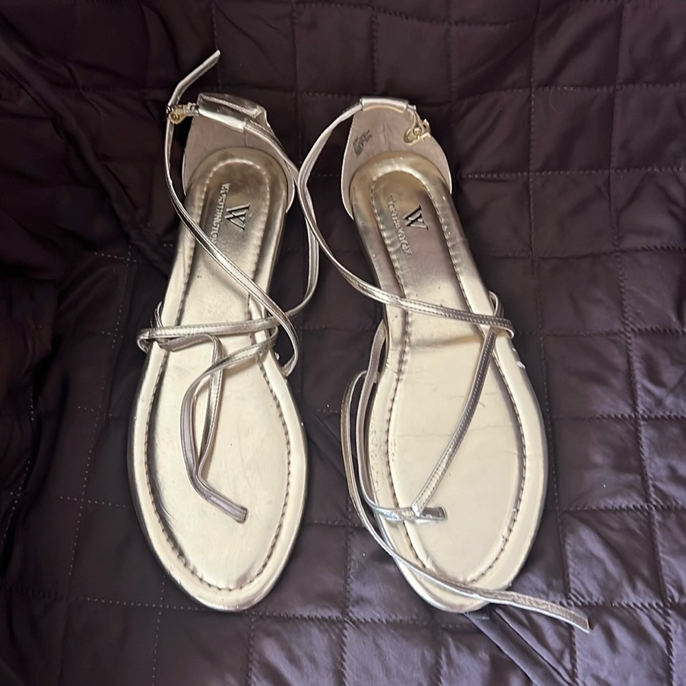 Worthington gold sandals